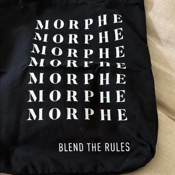 New Morphe‎ Black Canvas Tote - Image 2