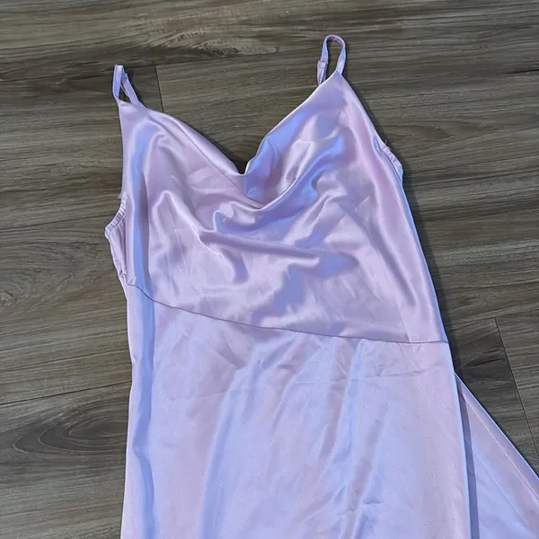 Unbranded Satin Dress Pink - Image 2
