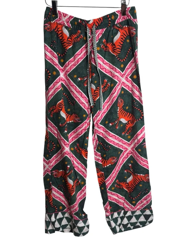 Anthropologie Corinne Lent Tigress Flannel Pajama Pants XS - Image 3