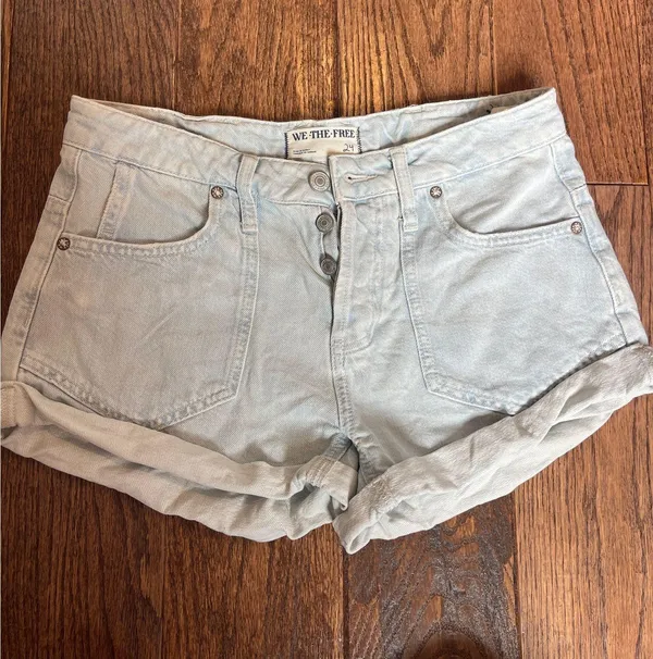 Free People Jean Shorts - Image 3