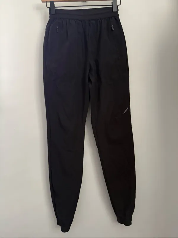 Hill City Men’s XS Midweight Train Pants Black Outdoor Drawstring Jogger Fitted - Image 7