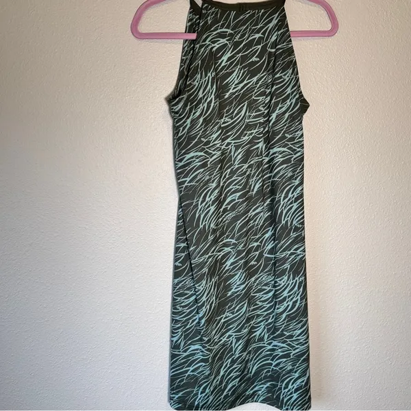 Patagonia Green Mint Abstract Print Athletic Dress Womens S Mini Gorpcore Hiking - Image 3