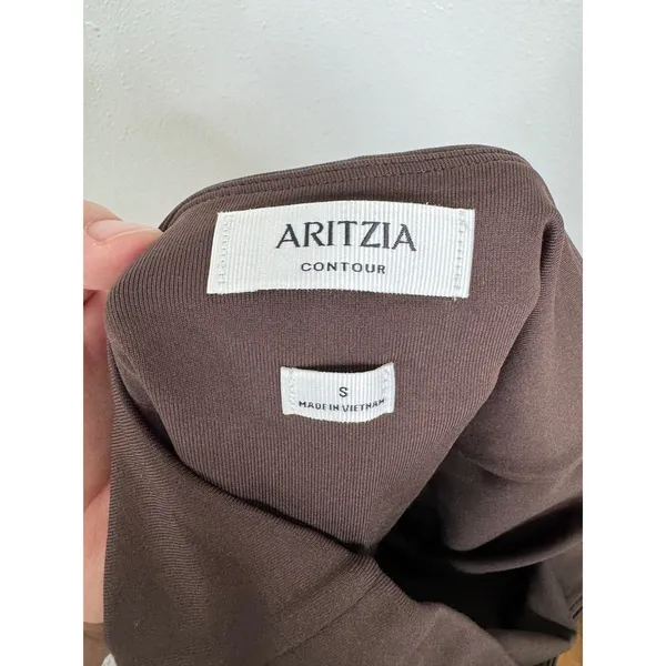 Aritzia Babaton Contour Tube Top Brown Small Strapless Bodysuit Style 128947 - Image 4
