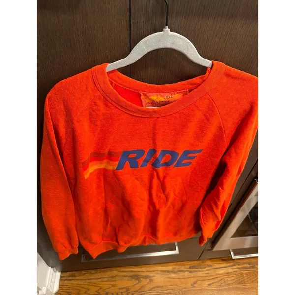 Aviator Nation Ride Logo Crew Sweatshirt women's xxl - Image 2