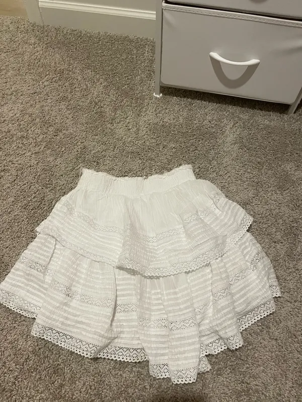 White Aerie Skirt Ruffle - Image 2