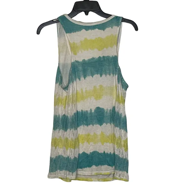 Miss Me Women Size Medium Muscle Tank Top Scoop Neck Relaxed‎ Multicolor Striped - Image 8