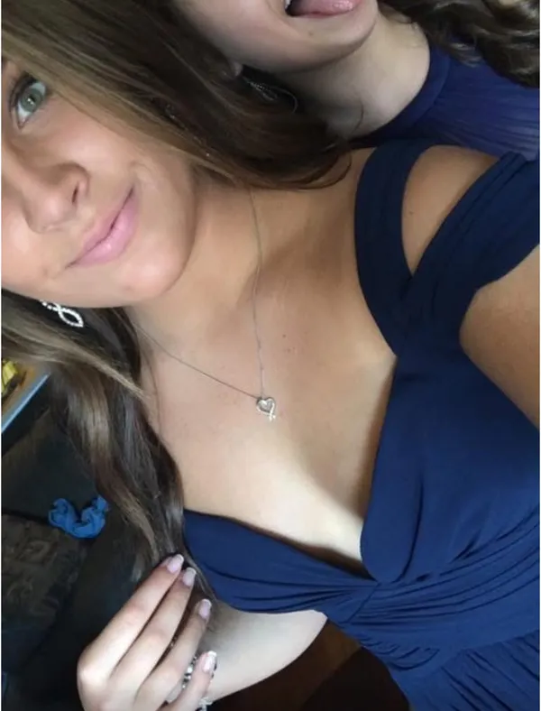 Navy Blue Lulus Dress Maxi Off-the-Shoulder - Image 2