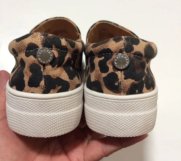 Steve Madden Gills Leopard Print Slip-On Sneakers - Image 6