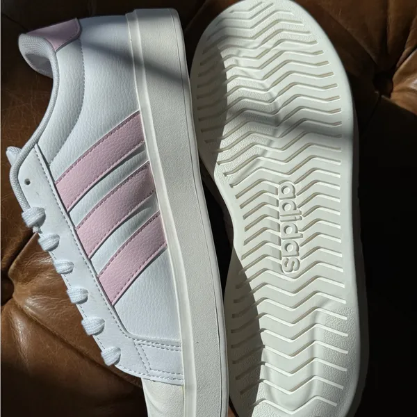 Adidas Women's Street Talk Pink & White - Image 2