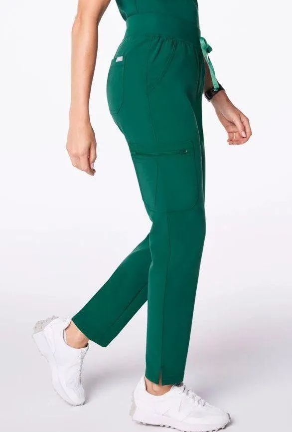 Figs hunter green yola scrub pants - Image 2