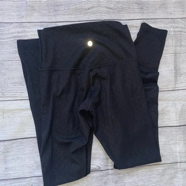 Lululemon Align High-Rise Pant - Lace Dot Emboss Black - Image 5