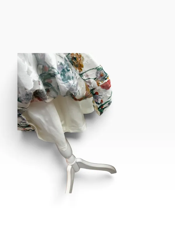 wild fable Strapless Floral Sundress in White with Pastel Print BRAND NEW - Image 12