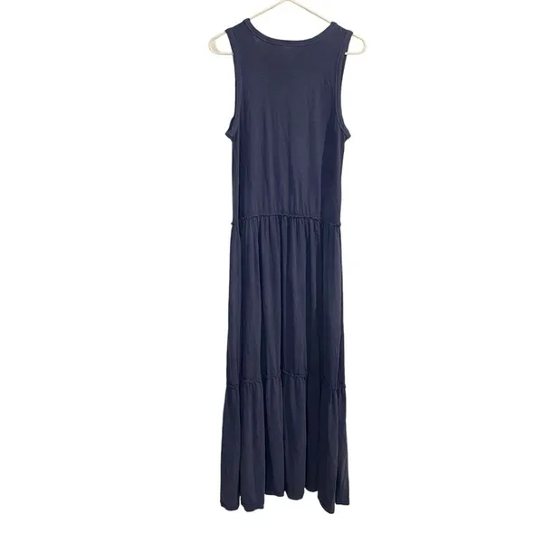 Aerie Blue Maxi Smock Dress Size Medium Cottage Bohemian Twee‎ - Image 5