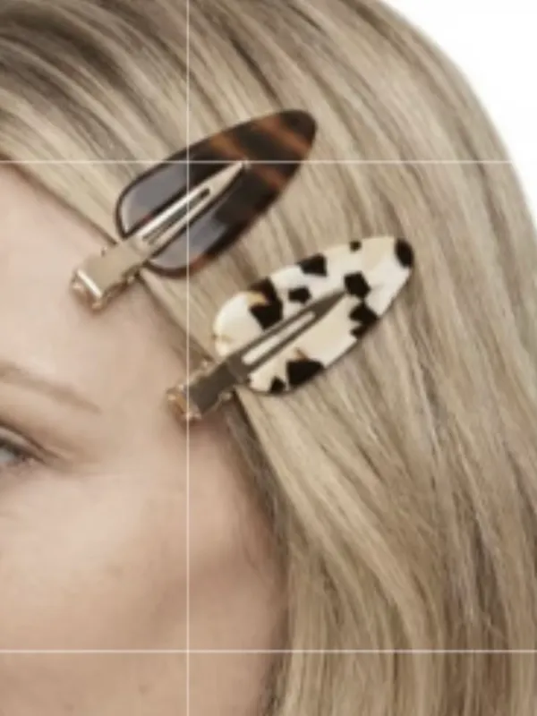 Summer & Rose Creaseless Hair Clips in Tortoise - Image 2