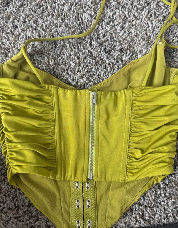 White Fox Boutique Going Out Top Green - Image 4