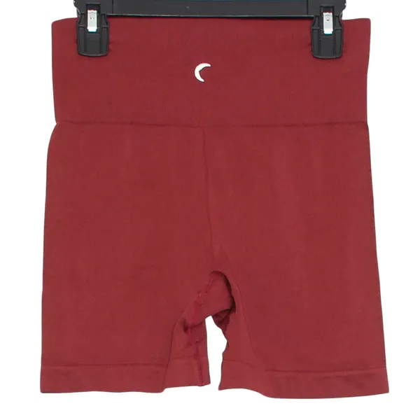 Zyia Shorts Pull On Athleisure Activewear Compression Biker Stretch Red Small - Image 3