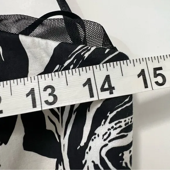 White House Black Market Floral Strapless Tiered Rose Print Mini‎ Dress Size 4 - Image 11