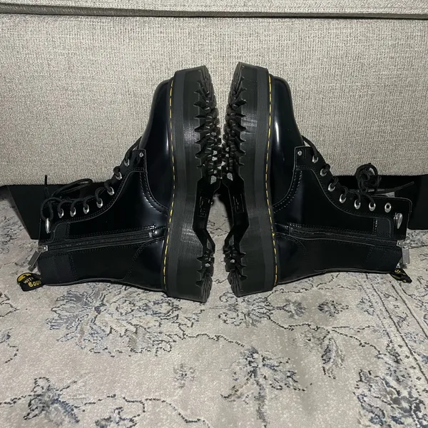 Dr Martens Jadon II Hardware Leather Platform Boots - Image 12