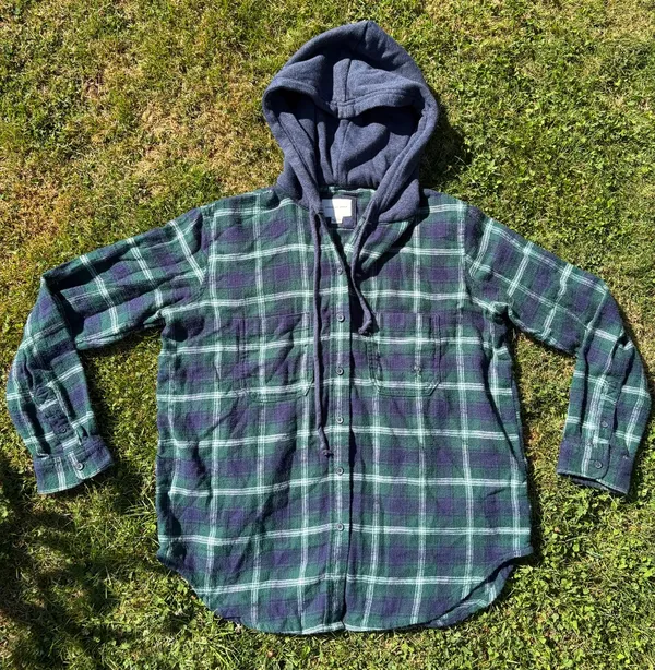 American Eagle Hooded Flannel - Image 2