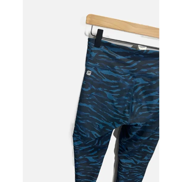Fabletics Leggings Womens XXS Blue Tiger‎ Print Activewear Yoga Gym Athleisure - Image 5