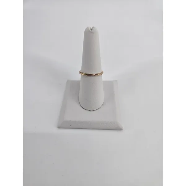 Ring Womens Size 7.5 Faux Opal Rhinestone Rose Gold Tone Cocktail EUC - Image 3