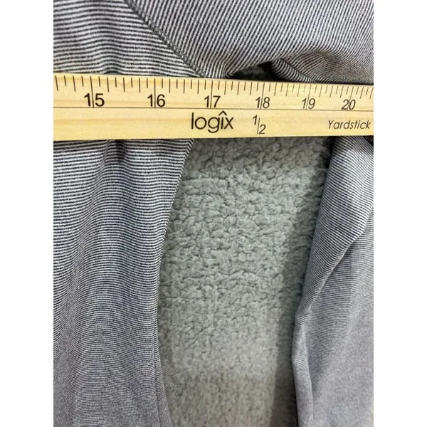 RBX reebok womens shirt small gray athletic mock neck quater‎ zip heathered - Image 3