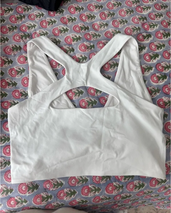 White Lululemon sports bra - Image 2