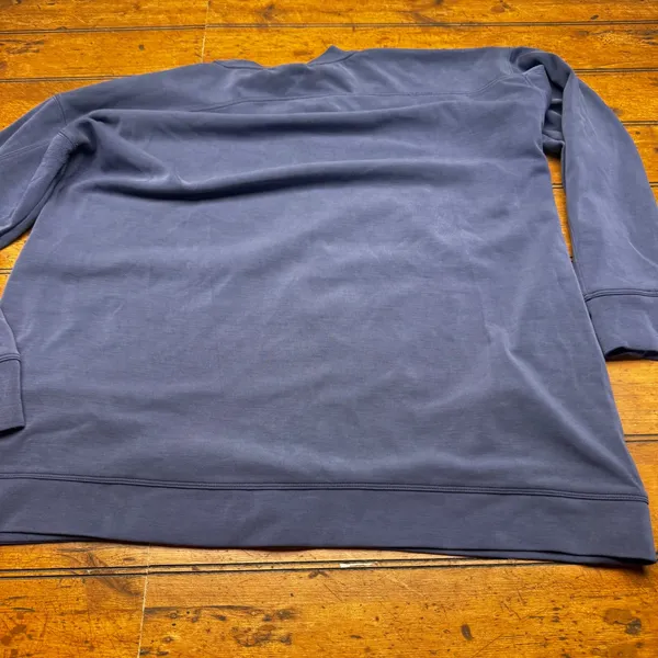 Sage Collective‎ Crewneck Sweatshirt Womens XL Blue Slate Oversized Pullover Top - Image 4