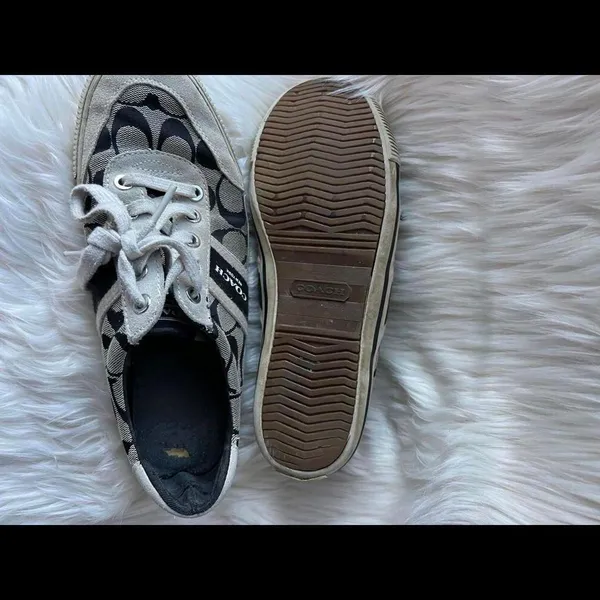 Coach Signature Canvas Sneakers size 8 - Image 2