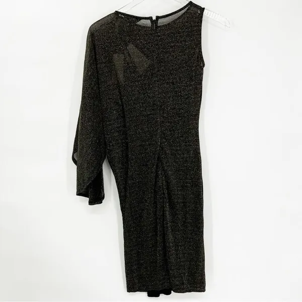 NWT Ted Baker‎ London Monyca Glitter One Shoulder Knee Length Dress XXS Cocktail - Image 4