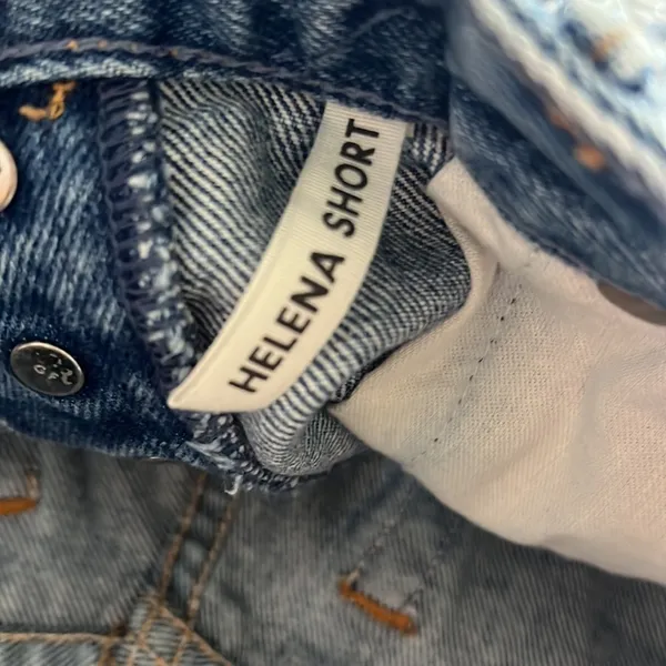 GRLFRND Helena Short Front Button Distressing 23 - Image 6