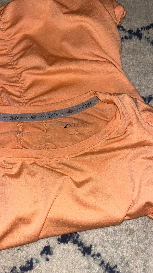 Zelos Orange Athletic Top - Image 3