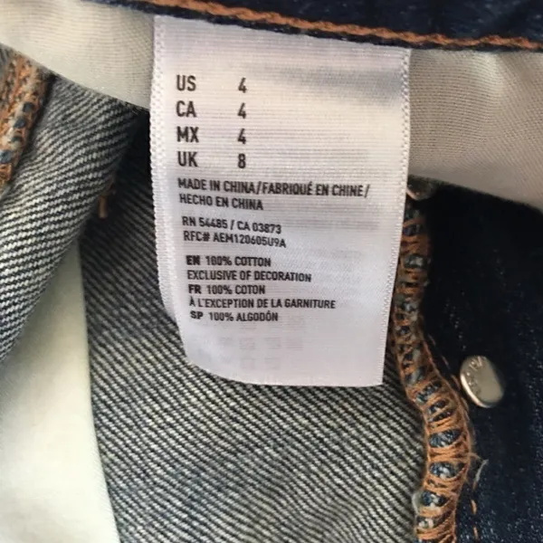 American Eagle 🦅 High waist button up cut shorts‎ - Image 4