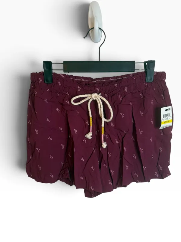 NWT Jenni Intimated Burgundy Flamingo Sleep Shorts - Image 2