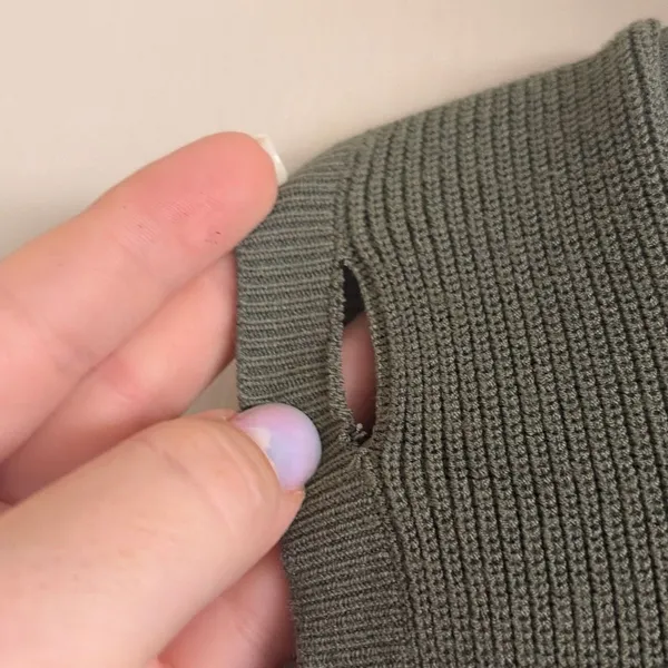 ✨Aritzia Wilfred Olive Green Sleeveless Ribbed Turtleneck Midi Sz XS Dress✨ - Image 8