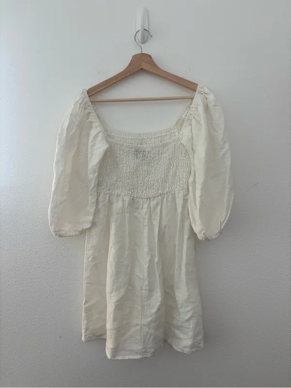 Tuckernuck Annie linen Dress in white - Image 5