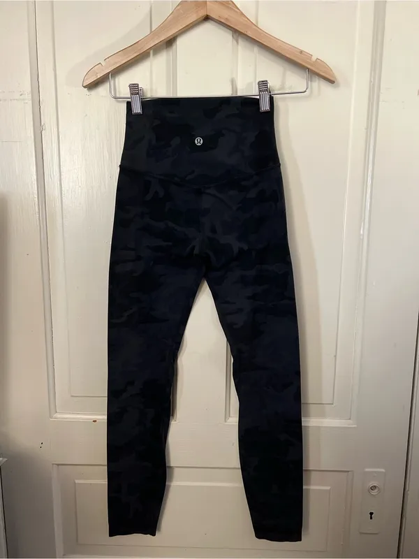 Lululemon Align Pant II *25" Incognito Camo Multi Grey Size 2 W5BY3S - Image 4