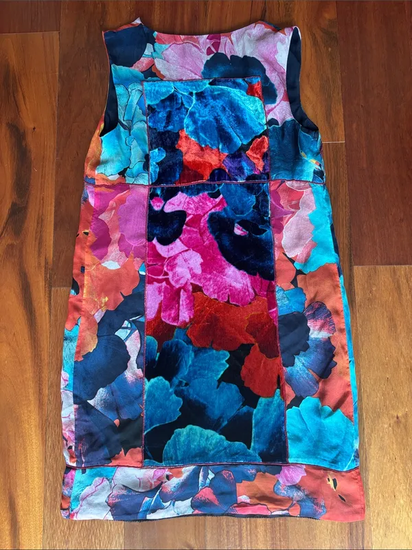 Leifsdottir silk shift dress Blue Size 4 - Image 9