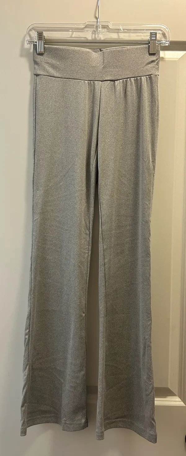 Grey flare leggings Gray - Image 3