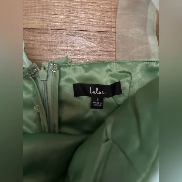 Lulus Effortlessly Sweet Sage Tulle 3D Floral Tie-Strap Midi Dress - Image 6
