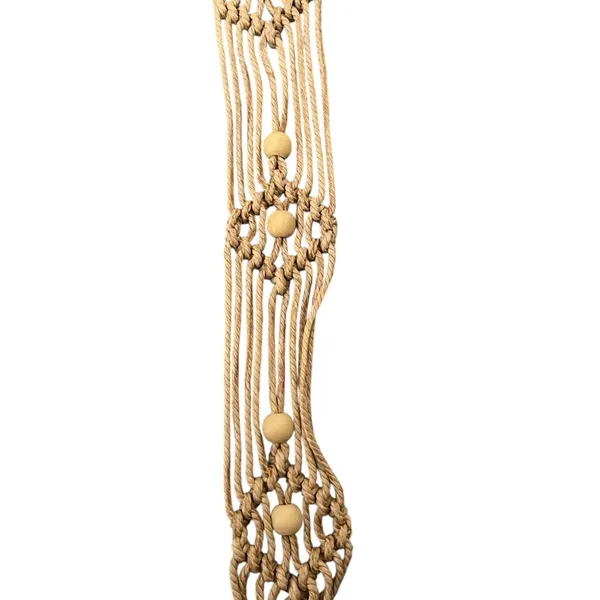 Bohemian Macrame Braided Weave Belt Tassels Beaded OS - Image 11