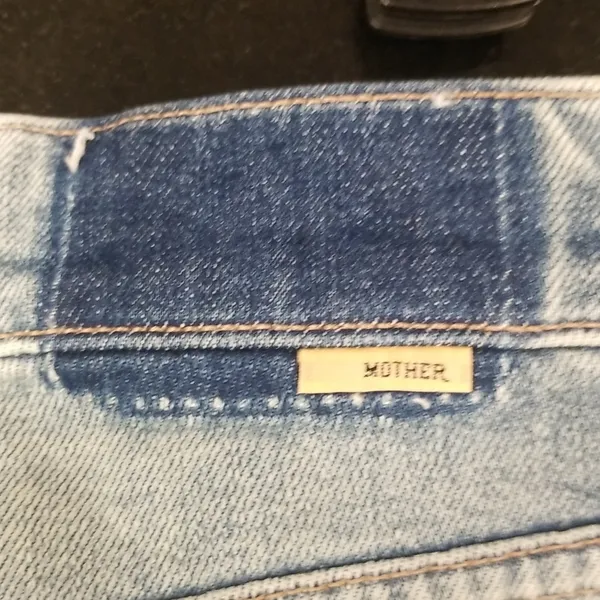 💕MOTHER SUPERIOR💕 Scrapper Ankle Jeans Light Wash Rigid Wild Calling 28 NWOT - Image 13