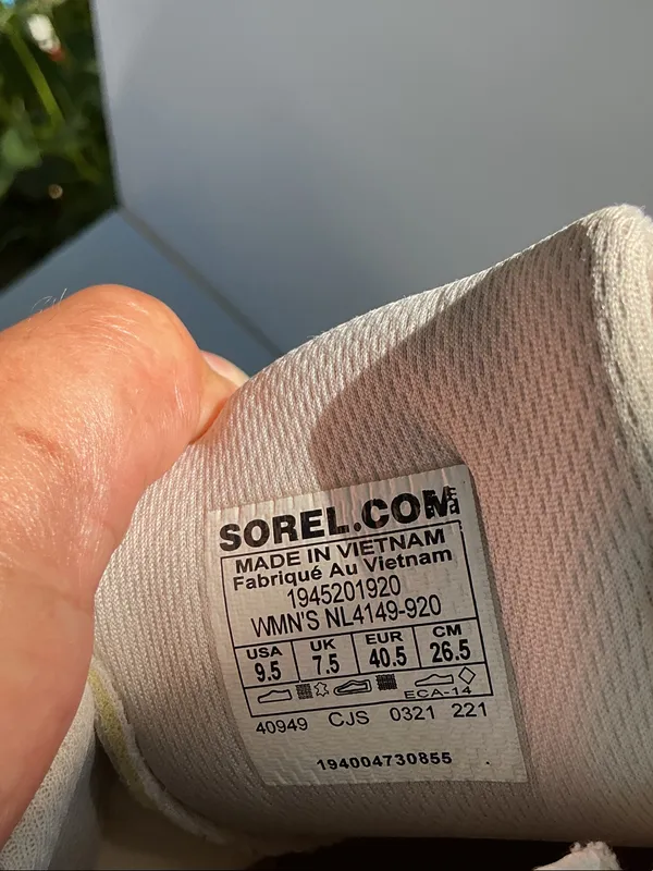 Sorel Women's Beige Strap Slip-On Sneakers - Image 9