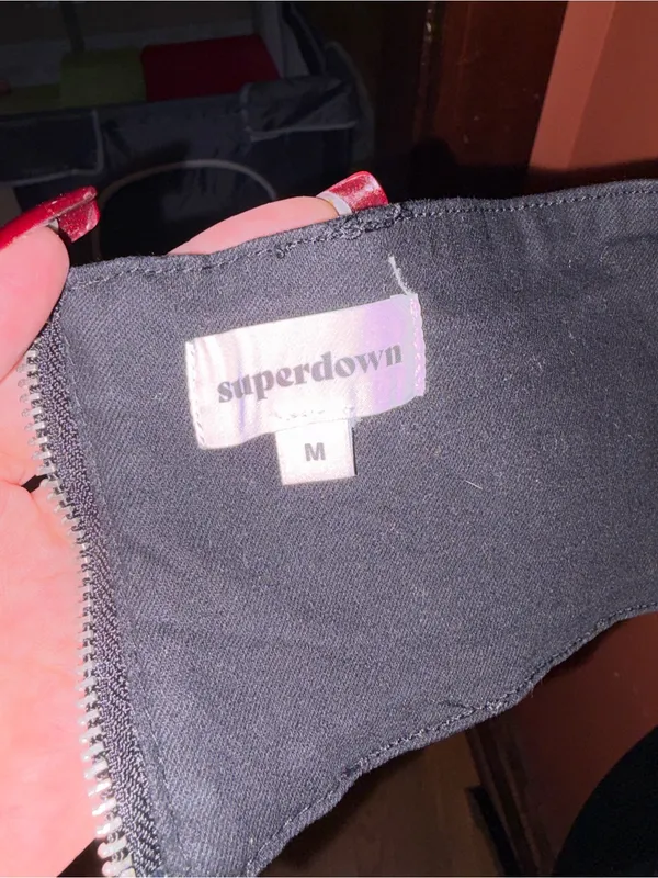Superdown studded cropped halter top - Image 5