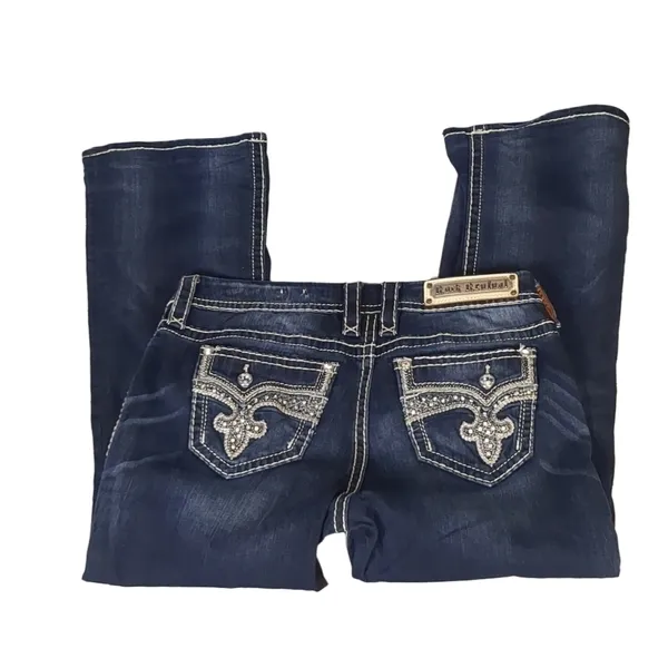 Rock revival leni east boot jeans size 30 - Image 6