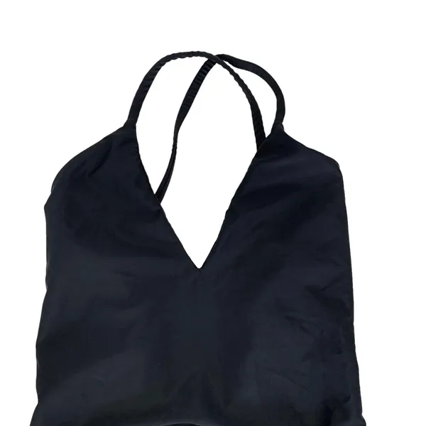 Rebekah Victoria Swimsuit Small Black One Piece Sexy Retro Y2K Beach - Image 2