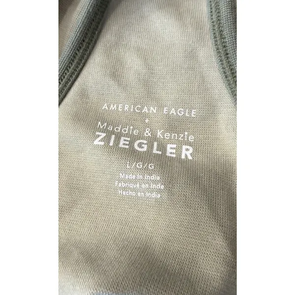 American Eagle Maddie Kenzie Ziegler Mini Dress Green Racerback Womens Large - Image 7