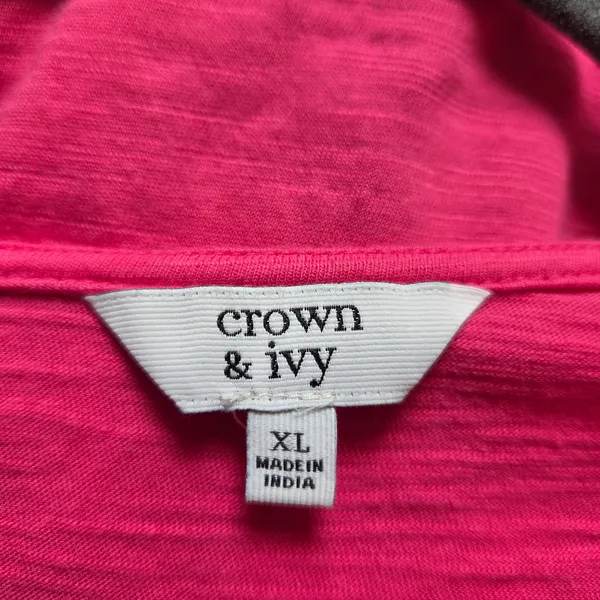 Crown & Ivy Pink Bell Sleeve Top - Image 8