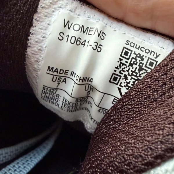 Saucony Women's Brown and Blue Trainers - Image 5