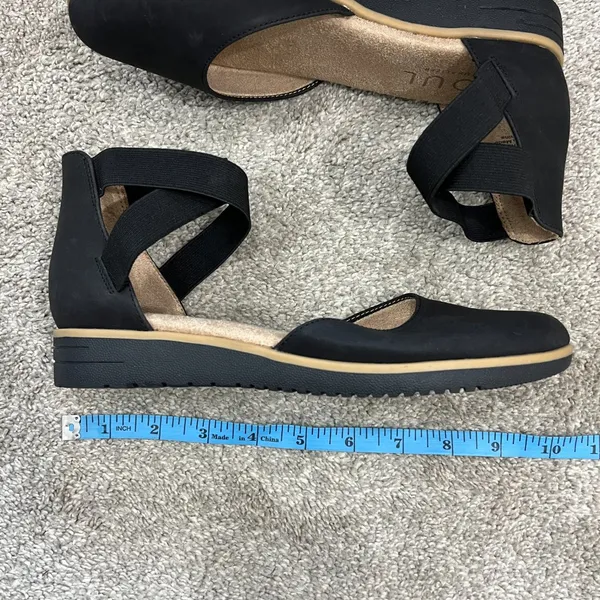 SOUL Naturalizer Size 8 Black Intro Ankle Strap Slip On Sandal - Image 7